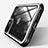 Silicone Transparent Mirror Frame Case Cover M03 for Apple iPhone 12