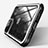 Silicone Transparent Mirror Frame Case Cover M03 for Apple iPhone 12 Pro