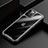 Silicone Transparent Mirror Frame Case Cover M03 for Apple iPhone 12 Pro Gray