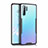 Silicone Transparent Mirror Frame Case Cover M03 for Huawei P30 Pro Black