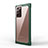 Silicone Transparent Mirror Frame Case Cover M03 for Samsung Galaxy Note 20 Ultra 5G Green