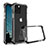 Silicone Transparent Mirror Frame Case Cover M04 for Apple iPhone 11 Pro Black
