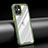Silicone Transparent Mirror Frame Case Cover M04 for Apple iPhone 12