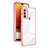 Silicone Transparent Mirror Frame Case Cover MQ1 for Motorola Moto G31 Rose Gold