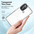 Silicone Transparent Mirror Frame Case Cover MQ1 for Motorola Moto G41