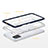 Silicone Transparent Mirror Frame Case Cover MQ1 for Samsung Galaxy A71 5G