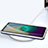 Silicone Transparent Mirror Frame Case Cover MQ1 for Samsung Galaxy M02