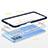 Silicone Transparent Mirror Frame Case Cover MQ1 for Samsung Galaxy M52 5G