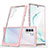 Silicone Transparent Mirror Frame Case Cover MQ1 for Samsung Galaxy Note 10 5G