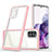 Silicone Transparent Mirror Frame Case Cover MQ1 for Samsung Galaxy S20 Plus 5G