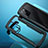 Silicone Transparent Mirror Frame Case Cover N01 for Huawei P40 Black