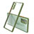 Silicone Transparent Mirror Frame Case Cover N02 for Samsung Galaxy Note 20 5G