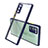 Silicone Transparent Mirror Frame Case Cover N02 for Samsung Galaxy Note 20 5G