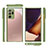 Silicone Transparent Mirror Frame Case Cover N02 for Samsung Galaxy Note 20 Ultra 5G