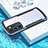 Silicone Transparent Mirror Frame Case Cover N03 for Huawei P40 Pro