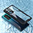 Silicone Transparent Mirror Frame Case Cover N04 for Huawei P40 Pro Black