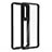 Silicone Transparent Mirror Frame Case Cover T02 for Huawei P30 Black