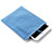 Sleeve Velvet Bag Case Pocket for Apple iPad 2 Sky Blue
