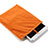 Sleeve Velvet Bag Case Pocket for Apple iPad 3 Orange