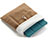 Sleeve Velvet Bag Case Pocket for Apple iPad Air 2 Brown