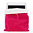 Sleeve Velvet Bag Case Pocket for Apple iPad Air 2 Hot Pink