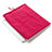 Sleeve Velvet Bag Case Pocket for Apple iPad Mini 4 Hot Pink