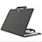 Sleeve Velvet Bag Case Pocket for Huawei Matebook D14 (2020) Dark Gray