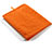 Sleeve Velvet Bag Case Pocket for Samsung Galaxy Tab S6 Lite 10.4 SM-P610 Orange