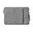 Sleeve Velvet Bag Case Pocket S02 for Samsung Galaxy Book Flex 13.3 NP930QCG Gray