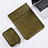 Sleeve Velvet Bag Leather Case Pocket for Apple MacBook Pro 13 inch (2020) Green