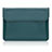 Sleeve Velvet Bag Leather Case Pocket for Huawei Matebook 13 (2020) Green