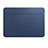 Sleeve Velvet Bag Leather Case Pocket L01 for Apple MacBook Pro 13 inch (2020) Blue