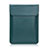 Sleeve Velvet Bag Leather Case Pocket L01 for Huawei Honor MagicBook 15 Green