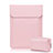 Sleeve Velvet Bag Leather Case Pocket L02 for Samsung Galaxy Book Flex 15.6 NP950QCG Pink