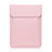 Sleeve Velvet Bag Leather Case Pocket L03 for Huawei Matebook D14 (2020) Pink