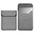 Sleeve Velvet Bag Leather Case Pocket L03 for Samsung Galaxy Book Flex 13.3 NP930QCG Gray