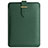 Sleeve Velvet Bag Leather Case Pocket L04 for Apple MacBook Pro 13 inch (2020) Green