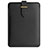 Sleeve Velvet Bag Leather Case Pocket L04 for Apple MacBook Pro 13 inch Black