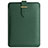 Sleeve Velvet Bag Leather Case Pocket L04 for Apple MacBook Pro 13 inch Green