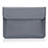 Sleeve Velvet Bag Leather Case Pocket L04 for Huawei Matebook D14 (2020) Gray