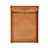 Sleeve Velvet Bag Leather Case Pocket L04 for Huawei Matebook X Pro (2020) 13.9 Orange