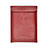 Sleeve Velvet Bag Leather Case Pocket L04 for Huawei Matebook X Pro (2020) 13.9 Red