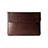 Sleeve Velvet Bag Leather Case Pocket L05 for Apple MacBook 12 inch Brown