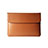 Sleeve Velvet Bag Leather Case Pocket L05 for Apple MacBook Pro 13 inch (2020) Orange