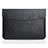 Sleeve Velvet Bag Leather Case Pocket L06 for Apple MacBook 12 inch Black