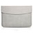 Sleeve Velvet Bag Leather Case Pocket L06 for Apple MacBook Pro 13 inch (2020) Gray