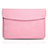 Sleeve Velvet Bag Leather Case Pocket L06 for Apple MacBook Pro 13 inch Pink