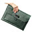 Sleeve Velvet Bag Leather Case Pocket L12 for Apple MacBook Pro 15 inch Green