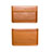 Sleeve Velvet Bag Leather Case Pocket L14 for Apple MacBook Pro 13 inch Brown