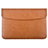 Sleeve Velvet Bag Leather Case Pocket L15 for Apple MacBook Air 13.3 inch (2018) Orange